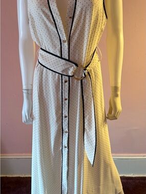 Zara sleeveless dress with belt